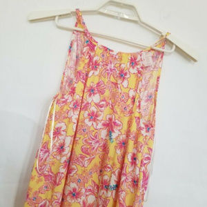 St. Tropez West Floral Sleeveless Maxi Dress - SM
